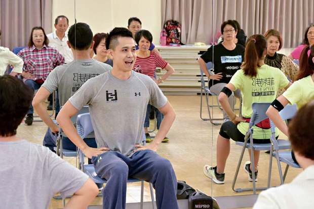 推廣體適能抗老，讓爺爺奶奶愛上運動