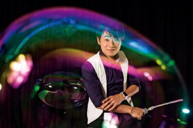 蘇仲太 展現泡泡 驚嘆之美
