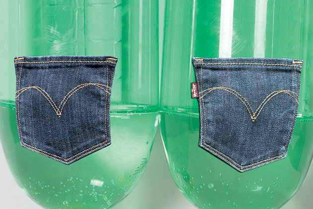 Levi’s新系列：「用垃圾做的褲子！」