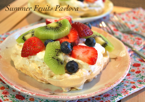 七夕甜蜜蜜：夏日水果烤蛋白霜 Summer Fruits Pavlova