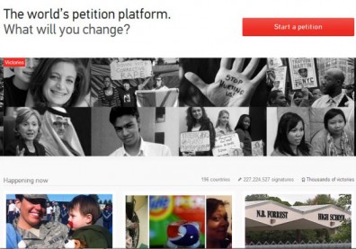 悶氣無處宣洩？Change.org為民請願