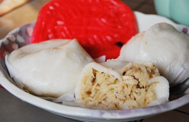 阿香菜包，三坑子老街最傳統的客家味