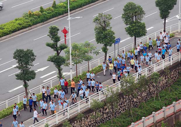 農民工結構改變 影響中國工廠文化