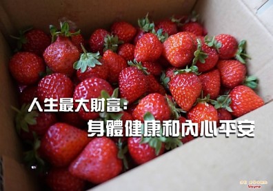 人生最大財富：身體健康和內心平安