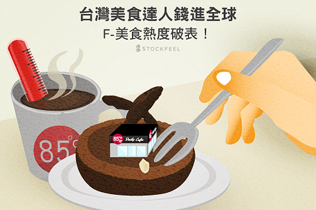 台灣美食達人錢進全球！85度C熱度破表