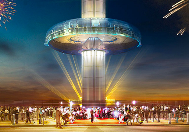 全球最高移動觀景台i360，英國布萊頓正式啟用