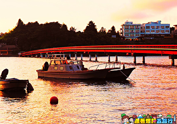 夕陽下漫步島嶼美景，一覽日本松島無限風光！