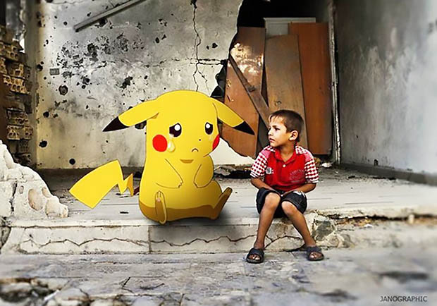 敘利亞的孩子呼叫神奇寶貝！透過Pokemon go看見戰亂之苦
