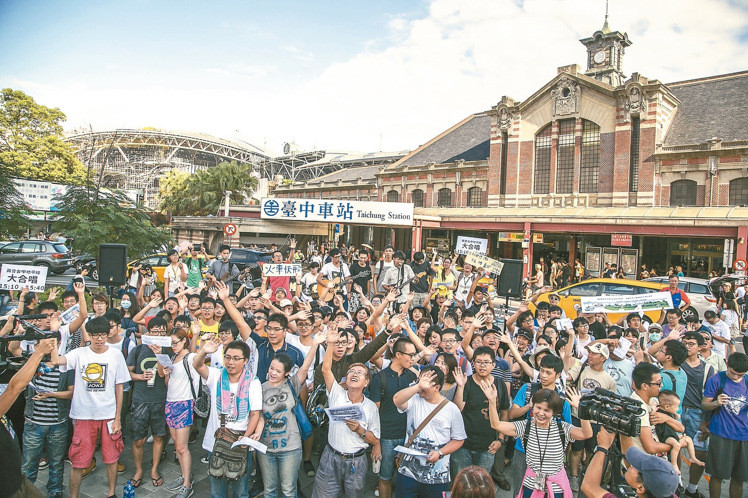 唱別110年歷史的台中火車站