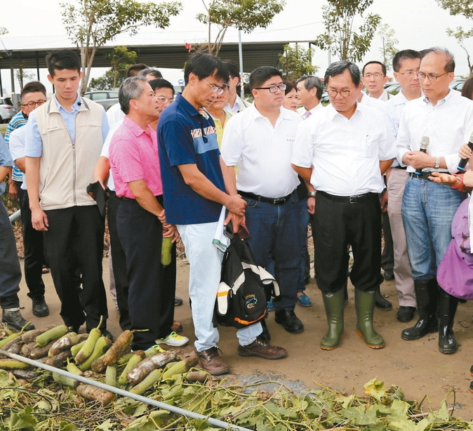 南下勘災 林全「雙保險」救農民