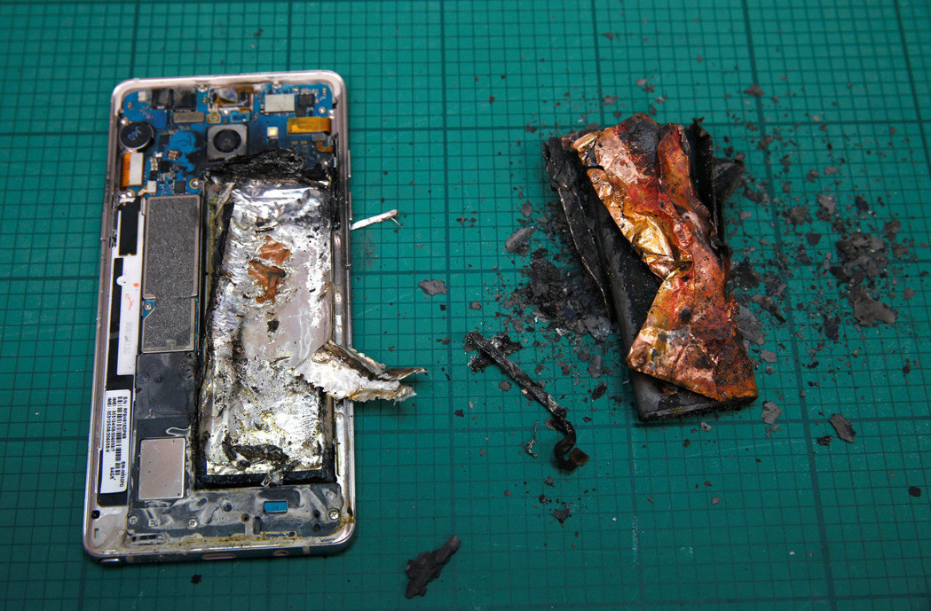 Note 7電池爆炸原因追追追 鋰電池為什麼會爆炸？