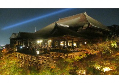 京都 清水寺 秋楓夜的特別拜觀