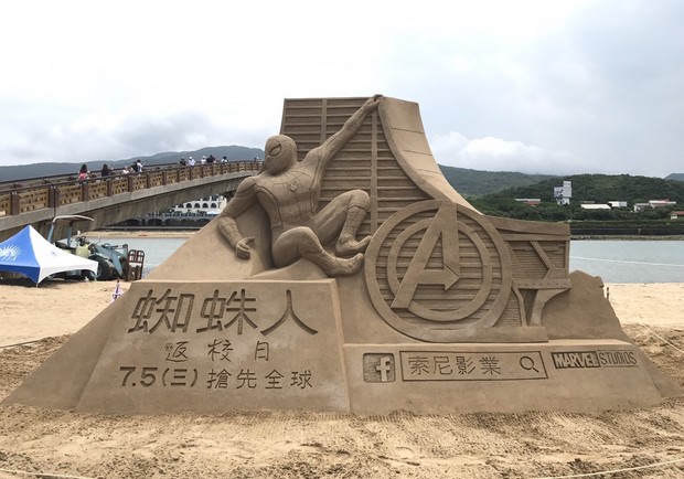 《蜘蛛人：返校日》現身福隆沙雕季！全球獨創七位數打造