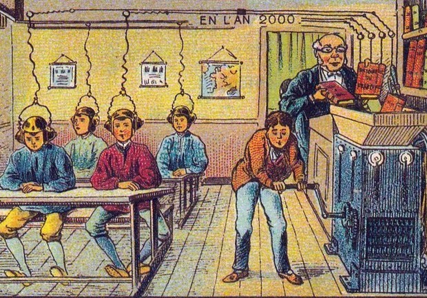西元1900年畫家設想的未來！有哪些實現了呢？