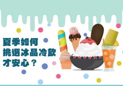 夏季如何挑選冰品冷飲 才安心？