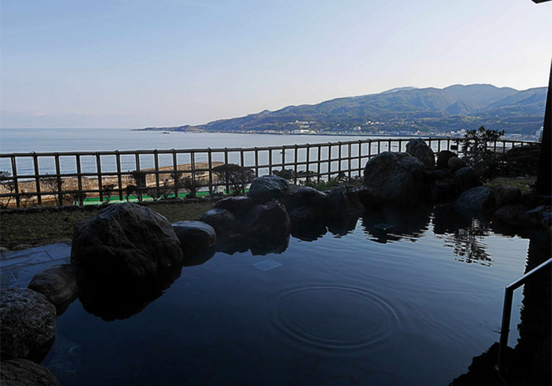 新潟絕美海景夕陽 露天溫泉飯店