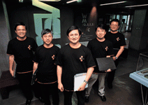 童子賢與研發四人幫肩挑千萬業績