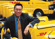 楊裴show出台灣DHL衝刺速度