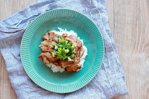 咻咻咻就能端上桌!日式蔥燒豬肉蓋飯_img_3