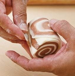 國寶級大師教你做:好吃好玩又好看的雙色饅頭_img_9