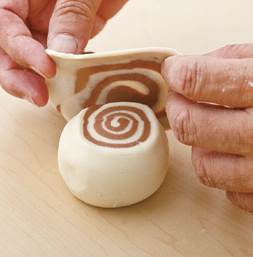 國寶級大師教你做:好吃好玩又好看的雙色饅頭_img_11