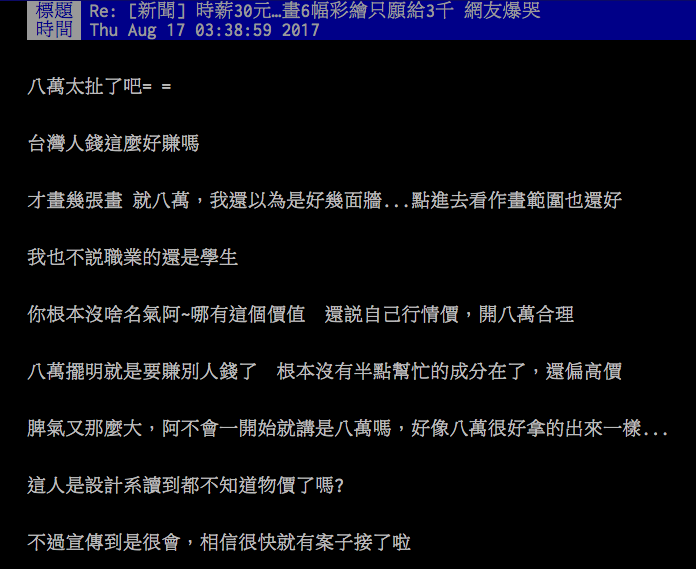 從畫 6 幅畫時薪僅30元 看台灣人「商業談判」能力_img_5