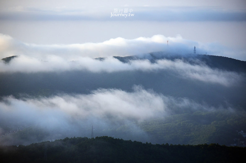北海道三大夜景：搭天狗山纜車遇見夕陽下雲海夜景_img_4