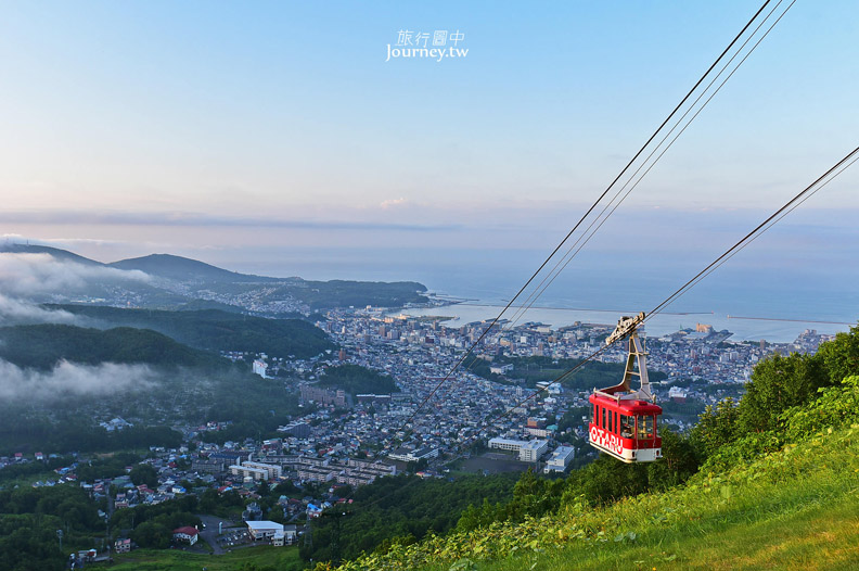 北海道三大夜景：搭天狗山纜車遇見夕陽下雲海夜景_img_7