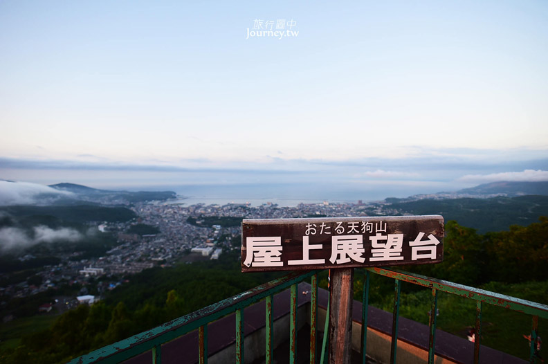 北海道三大夜景：搭天狗山纜車遇見夕陽下雲海夜景_img_25