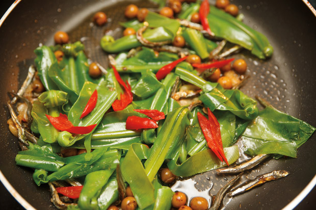 高鈣、高鐵好料理:破布子炒山蘇_img_5