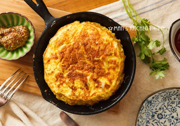 小撇步減少用油量:少油版馬鈴薯烘蛋_img_6