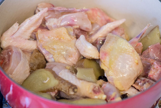 溫暖涼天中的胃:古法桂圓酒香麻油雞_img_3